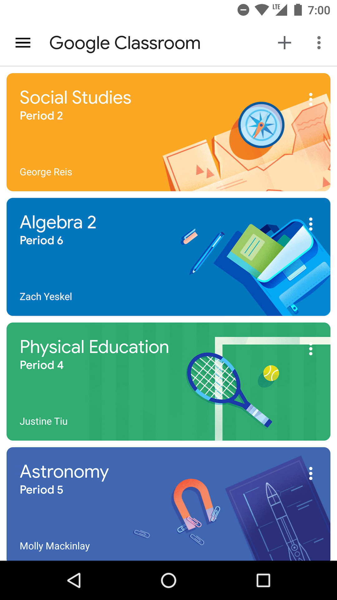 Google Classroom Mobile App
